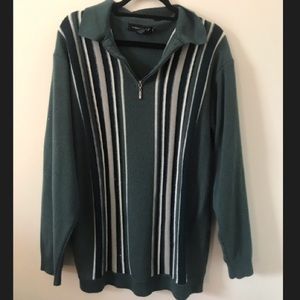 A. Adams comfortable green sweater!